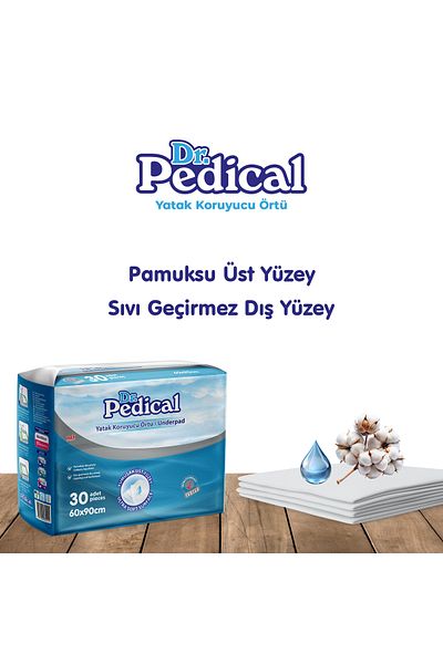 Dr.Pedical 60X90 cm Mattress Protector Cover - 120 Pieces