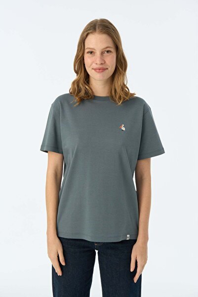 WWF Market Tricou premium Pelikan cu vârf antracit