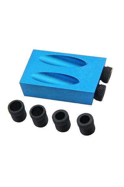 Choice 7pc Locator Set 14pc 15 ° Blue Woodworking Oblique Hole Locator 7pc Drilling Regulator Limit Three-p