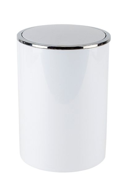 Prima Nova Lenox 6 Lt White Trash Can