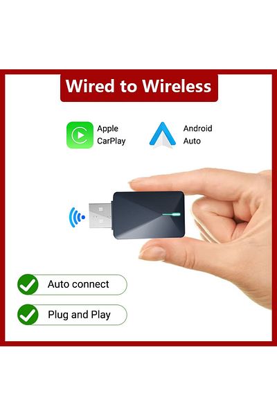 Choice Carplay And Auto 2 In 1 Mini Wired To Wireless Carplay And Android Auto Adapter 5ghz Wifi5 For Origi