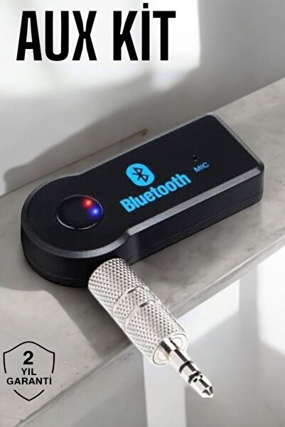 UCUZTEKNO Bluetooth Araç Kiti Bt 350 Aux Çıkışlı Tüm Araçlara Uyumlu