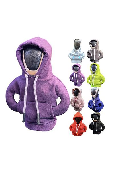 Choice غطاء مقبض ناقل الحركة اليدوي لذراع التروس من Car Fashion Hoody، غطاء هودي لتزيين مقبض ناقل الحركة اليدوي لذراع التروس من Car...