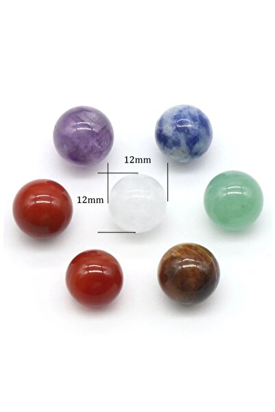 Choice 12mm-7PCs 12mm-7PCs 7pcs/Set Natural Stone 12mm Beads Crystal Amethyst...