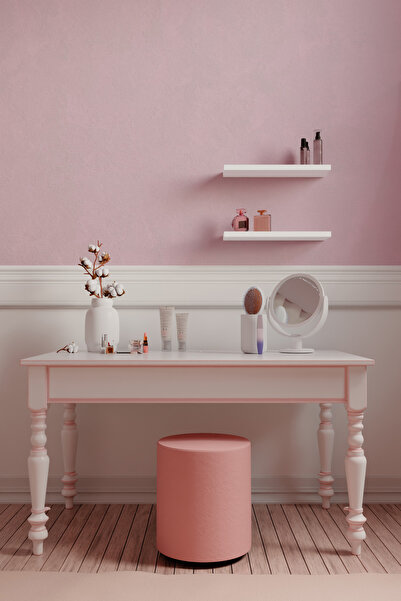 yankı-byeg رف حائط MDF أبيض مقاس 30 سم مكون من قطعتين، رف كتب مخفي