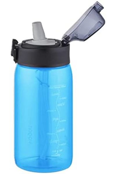 STOREMAX Ntwork -Made by Uzspace- 450 ml Tritan Water Bottle with Straw (Not Penetrable) Art 1087
