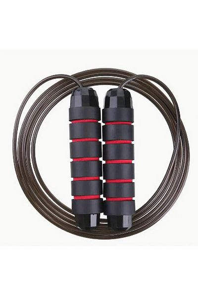 Choice Red Jump Rope Professional Tangle Free Rapid Speed Jumping Rope Foam Handle Adjustable Steel Skippin