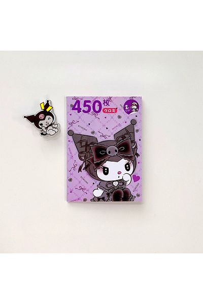 Choice Kuromi-450pcs 450pcs Sanrio Kuromi Melody Hello Kitty Stickers Book Goo Card Cartoon Kawaii Sticker