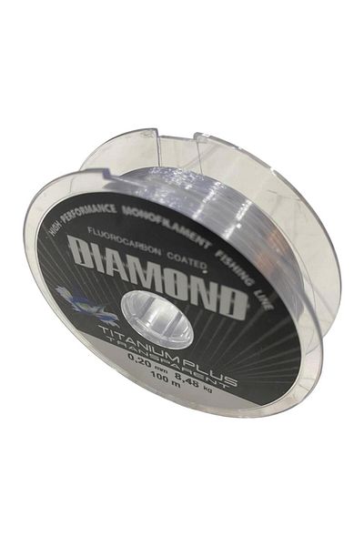 BAUER Diamond Titanium Plus 0.20 mm 100 Mt Reel Fishing Line - Color: Smoked 8.48 kg