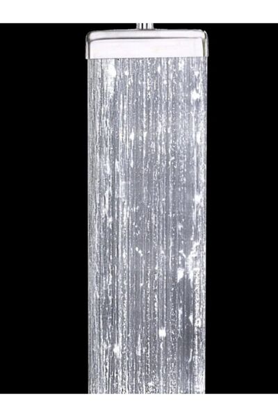 Zodyak Doğal Taş Selenite Raw Necklace with Metal Chain (Certified)