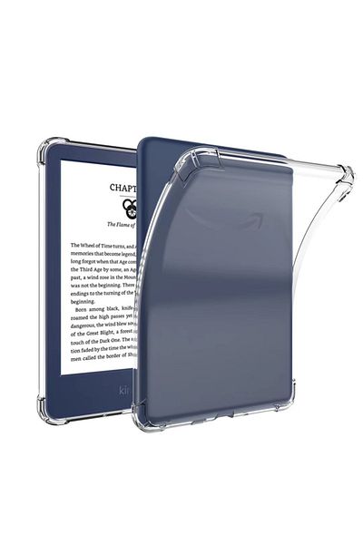 Choice حافظة سيليكون شفافة لجهاز Kindle الجديد كليًا مقاس 6 بوصات (إصدار 2022) الجيل الحادي عشر C2v2l3 Clear Tr