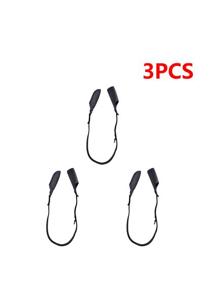JOCESTYLE 3pcs Fishing Rod Tie Pole Tip Cover Strap Fastener Sleeves Fishing Rod Strapping Wrap Pole Protector