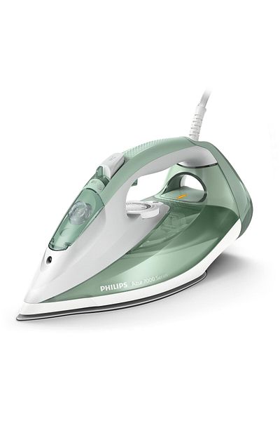 Philips Fier de calcat Philips Azur DST7012/70, 2600W, 45g/min si jet de abur de 220 g, 300ml, Verde