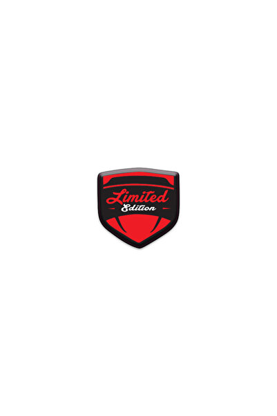 Genel Markalar LİMİTED EDİTİON 3D STİCKER OTOMOBİL MOTORSİKLET STİCKER  DAMLA...