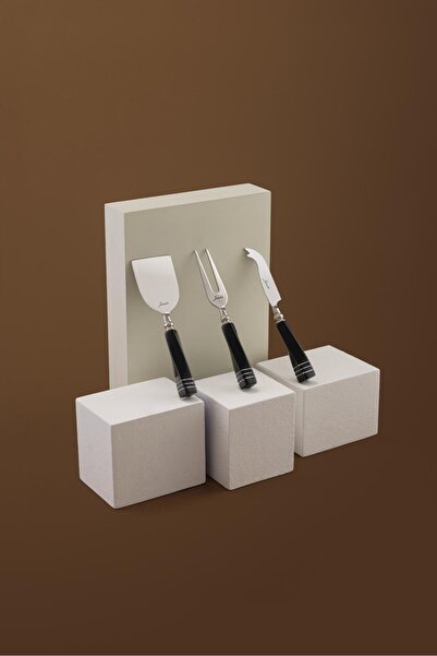 Jumbo Nero 3-Piece Cheese Serving Set