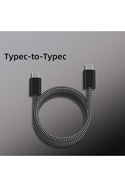 Choice كابل شاحن سريع مغناطيسي من النوع C إلى C بقوة 100 وات بطول 1 متر من ال...