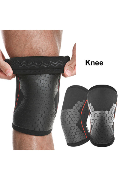 Aolikes M دعامة الركبة AOLIKES أكمام الركبة المصنوعة من النيوبرين مقاس 7 مم ل...