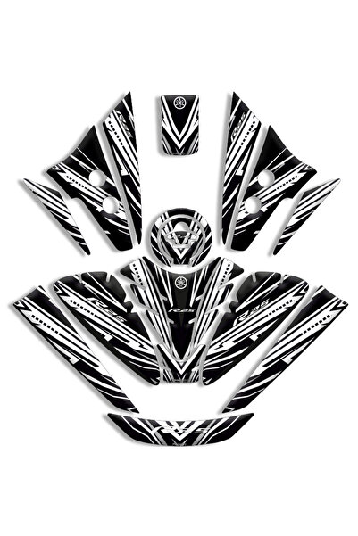 PROMOT R25 YAMAHA TANK PAD FULL BODY 3D KABARTMALI STİCKER SET (2019/2025) UY...