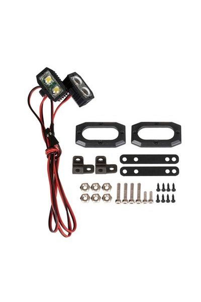 Choice 2pc Lights D Rc Bright Led Lights Headlight Spotlight For 1/10 Rc Car Crawler Axial Traxxas Trx4 Trx