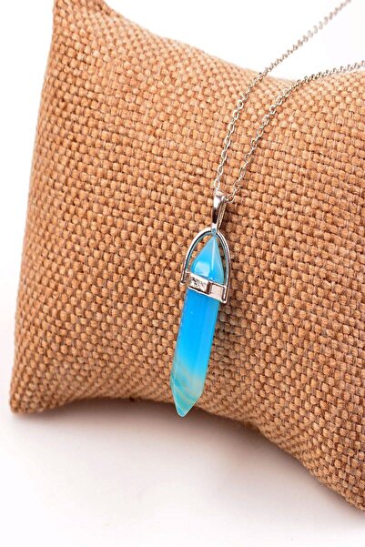 LADIN DOGALTAŞ Amethyst, Moonstone, Helidor, Amazonite and Aquamarine Necklace