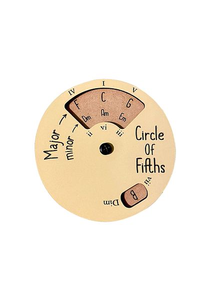 Choice 1 Piece Wooden Melody Tool Chord Wheel Circle Of Fifths Wheel Guitar Chord Chart Music Theory For Du