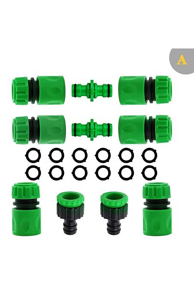 Choice 1/2'' Combination A Garden Watering Hose Abs Quick Connector 1/2” End Double Male Hose Coupling Join