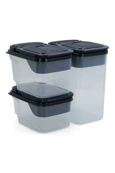 Felli 3-Piece BPAFree Durable Plastic Food Container Set