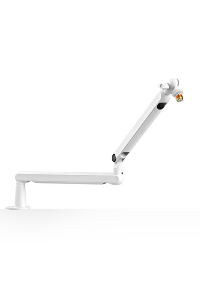 Choice ذراع ميكروفون Bm88w Fifine، ذراع ميكروفون منخفض الارتفاع قابل للتعديل مع مشبك تثبيت على المكتب، وتخزين الكابلات
