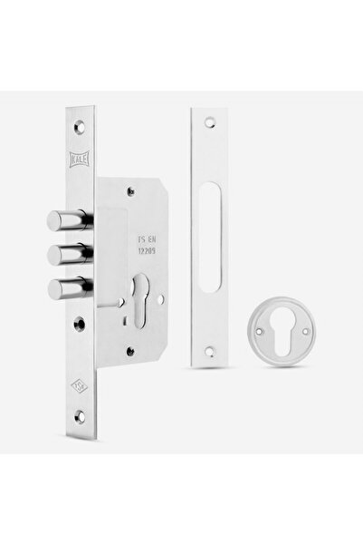 KALE 189 3m Silindirli Gömme Emniyet Kilidi 45 Mm Saten