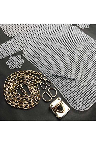 Akçay Aksesuar Kanvas Set (GOLD)