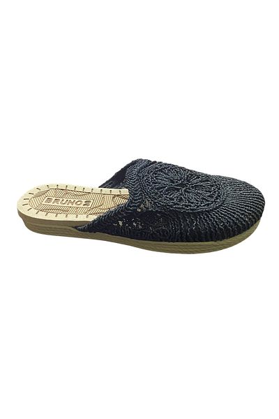 Bruno Konay 4567 Straw Closed Toe Slippers