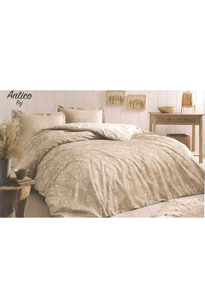 Özdilek Σετ Παπλωματοθήκη Antico Beige Single Ranforce