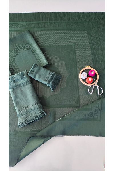 sarra Σετ 4 Φράντζα Etamin Dark Bundle - Emerald Green