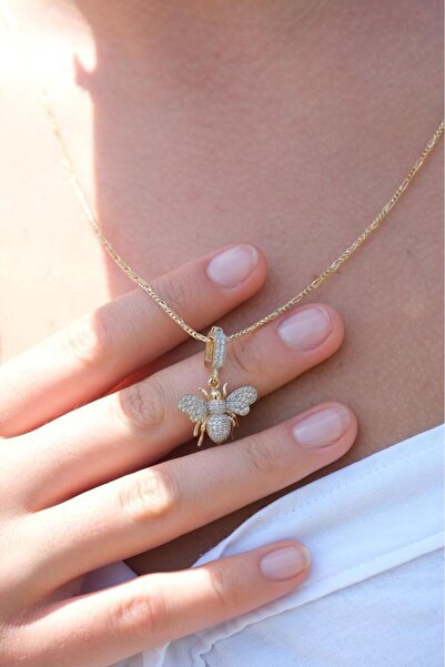 Tufanlar Kuyumculuk Altın Bee Mine Koleksiyonu Arı Kolye Ucu