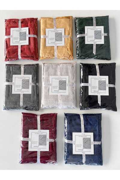 sarra Набір з 4 темних мішків з хутром та бахромою