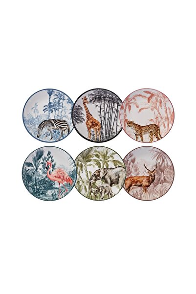 Karaca Jungle 6 Piece Cake Set 19 cm