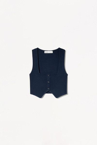 Bershka Buttoned waistcoat