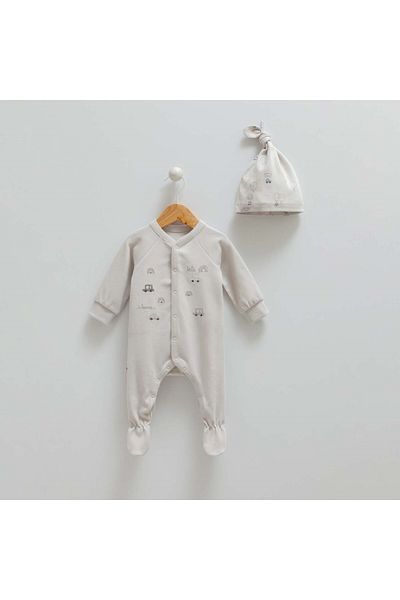 Caramell Te1195 Model Baby Romper