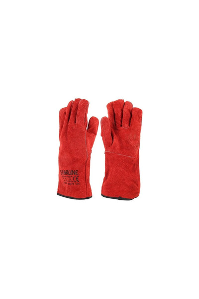 Starline قفازات اللحام الحمراء