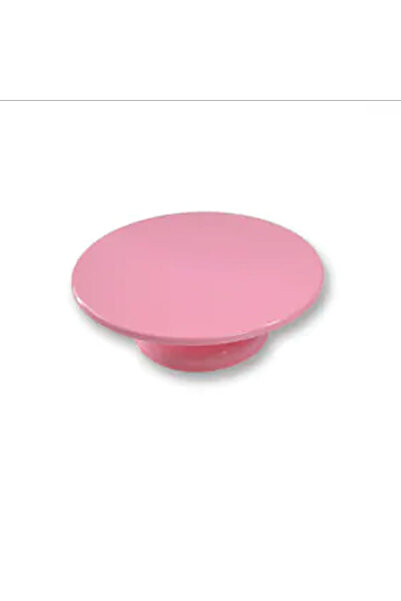 TT Tahtakale Toptancıları Plastik Döner Pasta Sıvama Standı 32 Cm Pembe