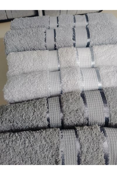 Deneme Zamanı 6 bucăți 50x90 prosoape groase Prosoape pentru mâini și față - prosop de păr