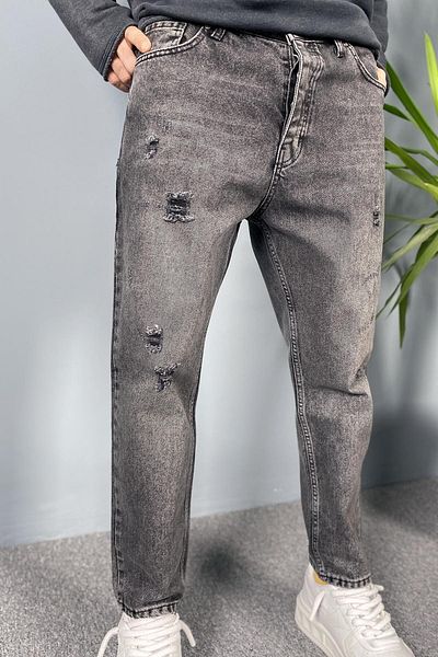 Alışveriş Sokağı Τζιν παντελόνι Boyfriend σε γκρι χρώμα