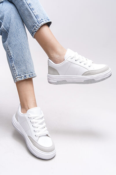 Riccon Bílé dámské tenisky Rosesynora - 0012282