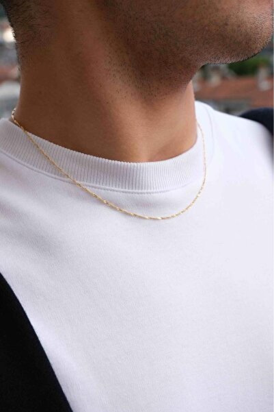 Tufanlar Kuyumculuk Altın Erkek Singapur Zincir Kolye