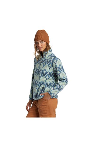 BİLLABONG Billabong Boundary Mock 3 Women's Blue Fleece