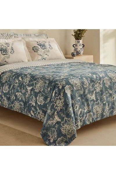 Karaca Home Floy Lyocell Krep Doppelbett-Bettwäsche-Set