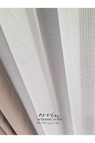 ervin Italian Patterned Cat Tulle Ripstop Sparse Pleat - Self-Healing Tulle Curtain