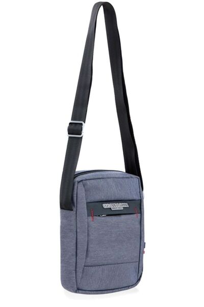 U.S. Polo Assn. Сіра унісекс сумка поштаря PLEVR23677