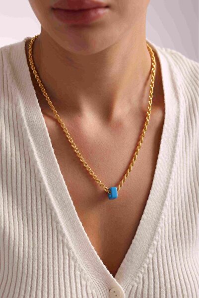 Tufanlar Kuyumculuk 14 Ayar Altın Halat Burgu Kolye Zincir