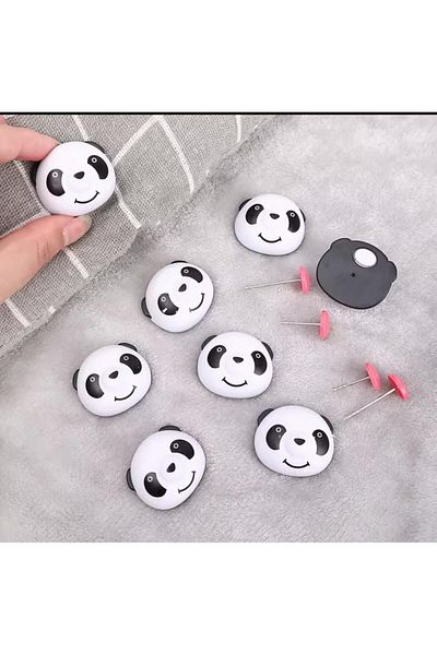 OZN AKSESUAR 6 Pcs Cute Panda Pattern Duvet Cover Holder Fixer Pillow Duvet Cover Organizer